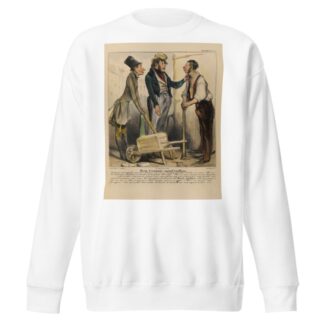 Brevet d’invention, capital 3 millions by Honoré Daumier Sweatshirt