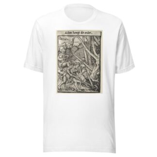 Adam Tilling the Ground by Hans Holbein The Younger T-Shirt