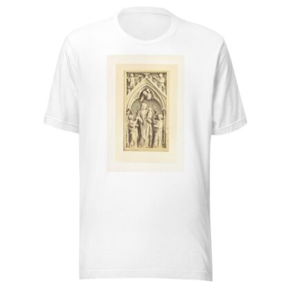 Relievo in Carved Ivory—the Virgin and Infant Saviour adored by Angels. by John Charles Robinson T-Shirt