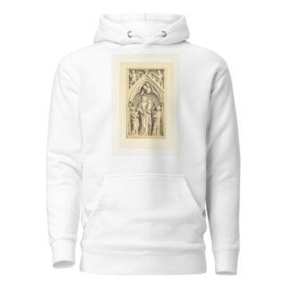 Relievo in Carved Ivory—the Virgin and Infant Saviour adored by Angels. by John Charles Robinson Hoodie