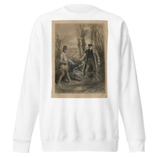 Enlèvement de Cosette Qui cherche le mieux peut trouver le piret by Alphonse Marie De Neuville Sweatshirt