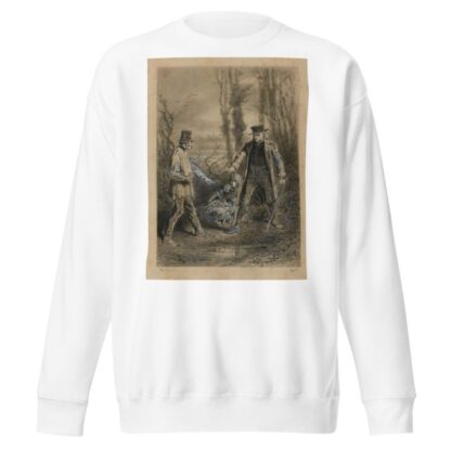 Enlèvement de Cosette Qui cherche le mieux peut trouver le piret by Alphonse Marie De Neuville Sweatshirt