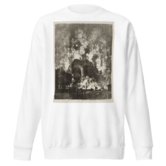 Furnaces at Night by Joseph Pennell Sweatshirt