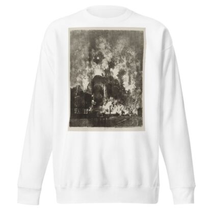 Furnaces at Night by Joseph Pennell Sweatshirt