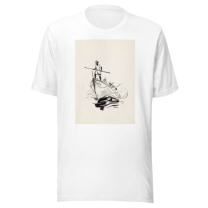 Drie mannen op een boot by F. Ockerse T-Shirt