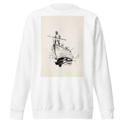 Drie mannen op een boot by F. Ockerse Sweatshirt