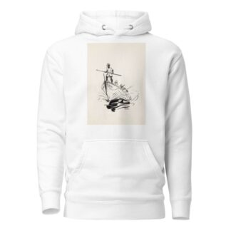 Drie mannen op een boot by F. Ockerse Hoodie