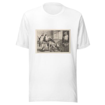 Hawks and owls by Wenceslaus Hollar T-Shirt