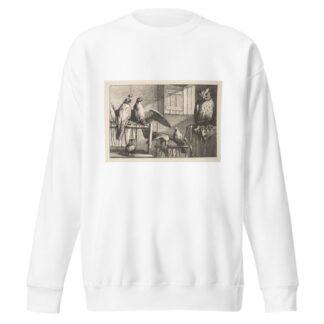 Hawks and owls by Wenceslaus Hollar Sweatshirt