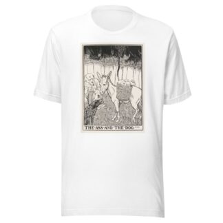 The Ass and the Dog by Percy J. Billinghurst T-Shirt