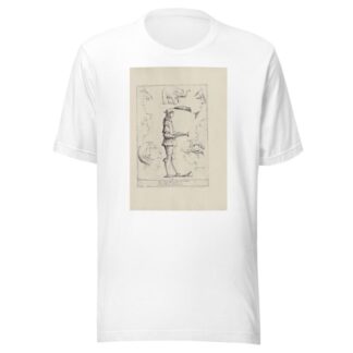 Alfabeto in sogno Pl.06 by Giuseppe Maria Mitelli T-Shirt