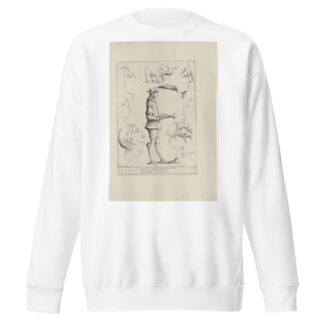 Alfabeto in sogno Pl.06 by Giuseppe Maria Mitelli Sweatshirt