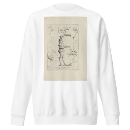 Alfabeto in sogno Pl.06 by Giuseppe Maria Mitelli Sweatshirt
