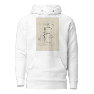 Alfabeto in sogno Pl.06 by Giuseppe Maria Mitelli Hoodie