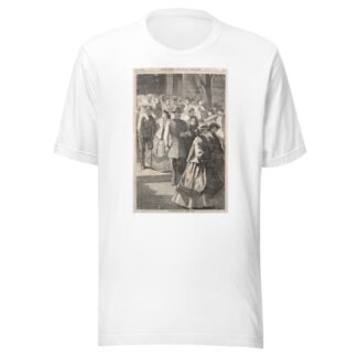 Thanksgiving Day – The Church Porch by Winslow Homer T-Shirt