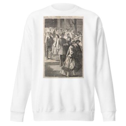 Thanksgiving Day – The Church Porch by Winslow Homer Sweatshirt
