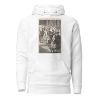 Thanksgiving Day – The Church Porch by Winslow Homer Hoodie