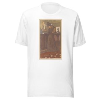 Jeune femme se recoiffant – Mlle Marcolesco, belle-sœur de l’artiste by Amédée Joyau T-Shirt