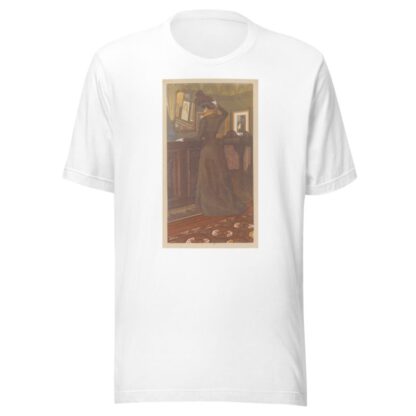 Jeune femme se recoiffant – Mlle Marcolesco, belle-sœur de l’artiste by Amédée Joyau T-Shirt