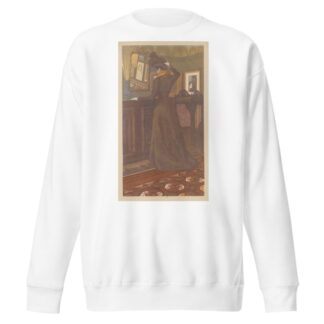 Jeune femme se recoiffant – Mlle Marcolesco, belle-sœur de l’artiste by Amédée Joyau Sweatshirt