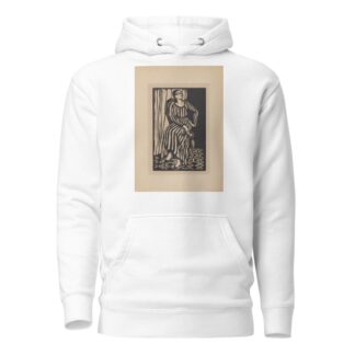The Striped Dress by Roger Fry Hoodie