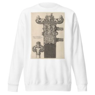 Dagger and scabbard by Wenceslaus Hollar Sweatshirt