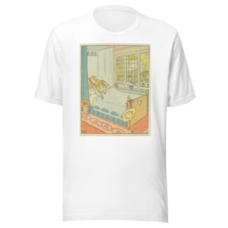 Goldilocks asleep by Leonard Leslie Brooke T-Shirt