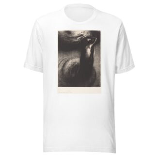 La Mort; Mon ironie depasse toutes les autres! by Odilon Redon T-Shirt