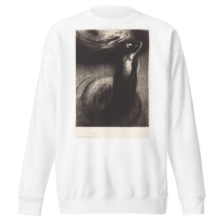 La Mort; Mon ironie depasse toutes les autres! by Odilon Redon Sweatshirt