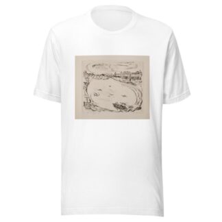 Main River Landscape, plate 6 from the portfolio ‘Faces’ by Max Beckmann T-Shirt