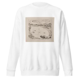 Main River Landscape, plate 6 from the portfolio ‘Faces’ by Max Beckmann Sweatshirt