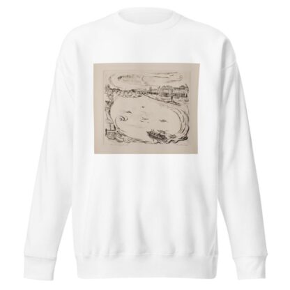 Main River Landscape, plate 6 from the portfolio ‘Faces’ by Max Beckmann Sweatshirt