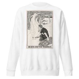 Death and the Woodman by Percy J. Billinghurst Sweatshirt