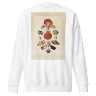Plate IV, from ‘Choix de Coquillages et de Crustacés’ by Franz Michael Regenfuss Sweatshirt