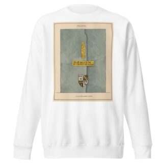 Brass Plate for John Skevington from Hornsey Church by Daniel Lysons Sweatshirt