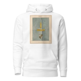 Brass Plate for John Skevington from Hornsey Church by Daniel Lysons Hoodie