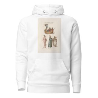 Costumes civils, militaires et religieux, extraits du roman de Lancelot du lac. by Nicolas Xavier Willemin Hoodie