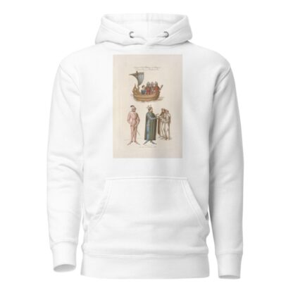 Costumes civils, militaires et religieux, extraits du roman de Lancelot du lac. by Nicolas Xavier Willemin Hoodie