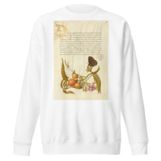 Ringlet, False Jerusalem Cherry, and Milkwort by Joris Hoefnagel Sweatshirt