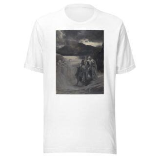Macbeth and the three witches by Charles Buchel T-Shirt