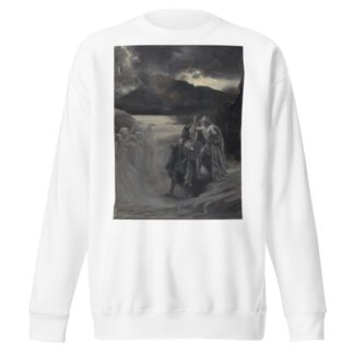 Macbeth and the three witches by Charles Buchel Sweatshirt