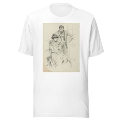 Petite femme prévoyante – Mon cher Edmond tu sais combien je t’aime, aussi depuis que tu fais de l’auto, je ne suis pas by Fernand Louis Gottlob T-Shirt