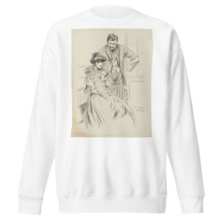 Petite femme prévoyante – Mon cher Edmond tu sais combien je t’aime, aussi depuis que tu fais de l’auto, je ne suis pas by Fernand Louis Gottlob Sweatshirt