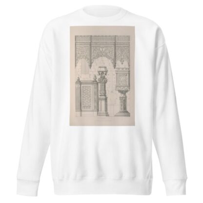 Rudiments of curvilinear design Pl.23 by George Phillips Sweatshirt