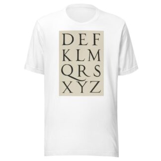 Italian Renaissance Capitals 7 by Frank Chouteau Brown T-Shirt