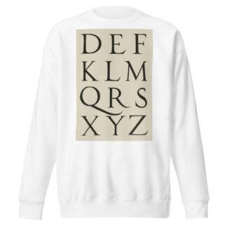 Italian Renaissance Capitals 7 by Frank Chouteau Brown Sweatshirt
