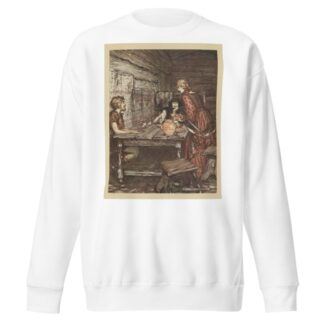 Hunding discovers the likeness between Siegmund and Sieglinde by Arthur Rackham Sweatshirt