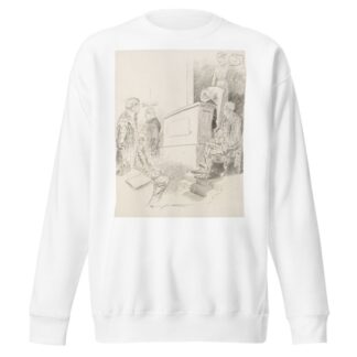A courtroom scene. by Homer Davenport Sweatshirt