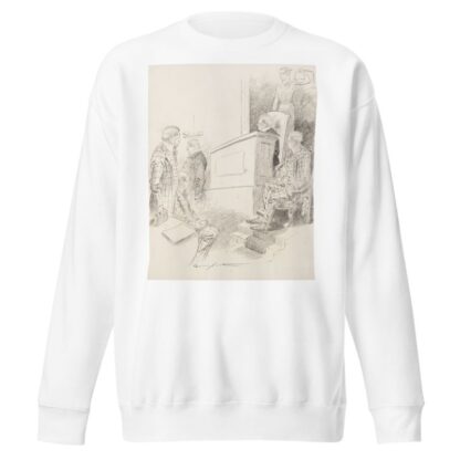 A courtroom scene. by Homer Davenport Sweatshirt