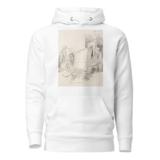 A courtroom scene. by Homer Davenport Hoodie